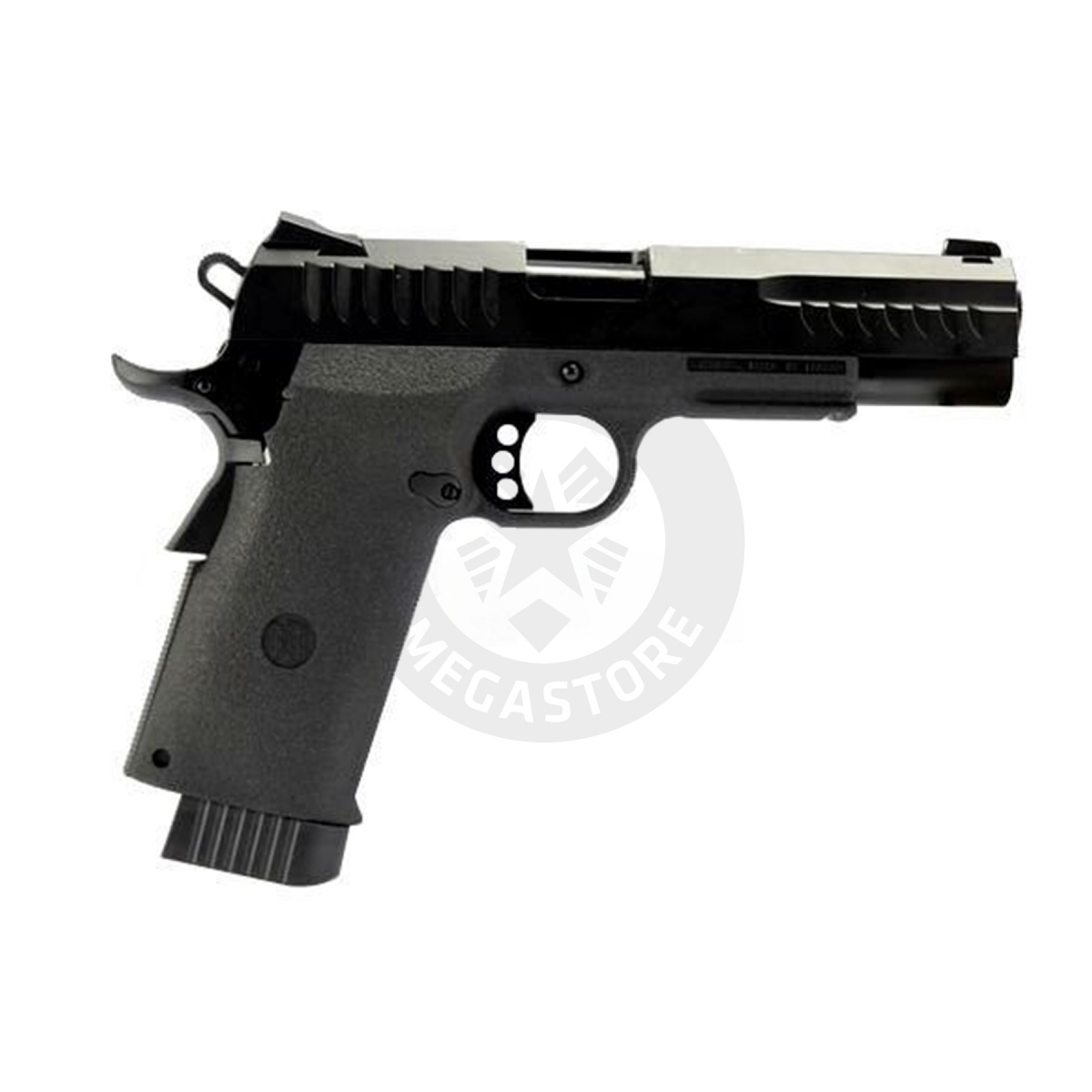 KJW Metal Slide KP 08 1911 CO2 Gas Blow Back Pistol Airsoft Megastore