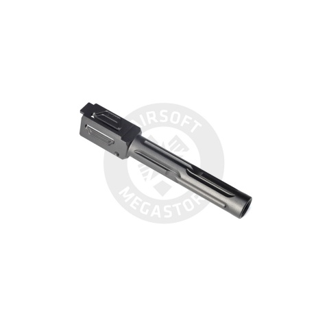 TTI Airsoft CNC Aluminum 11mm CW Threaded Fixed Outer Barrel Type B For Umarex / VFC Glock 17 Gen5 / G45 GBBP Series