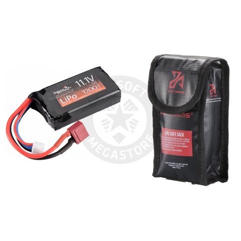 Lancer Tactical 15C 11.1v 1200mAh Mini Deans LiPo Battery