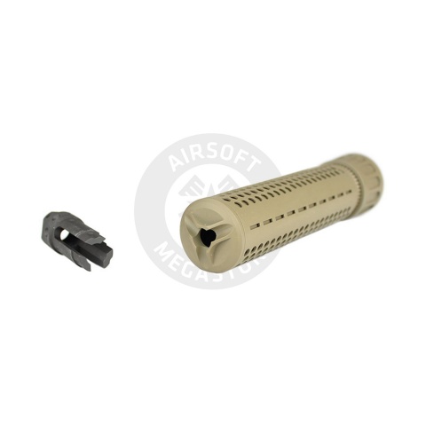 Atlas Custom Works KAC QDC Mock Suppressor with Flash Hider (Color: Tan)