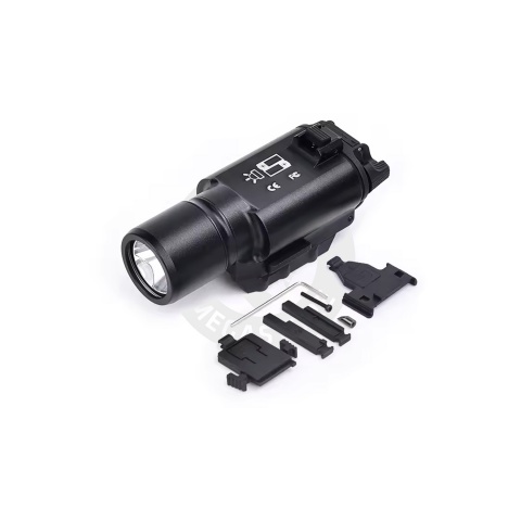 Atlas Custom Works X300-B Picatinny Mount Pistol Scout Light - (Black)