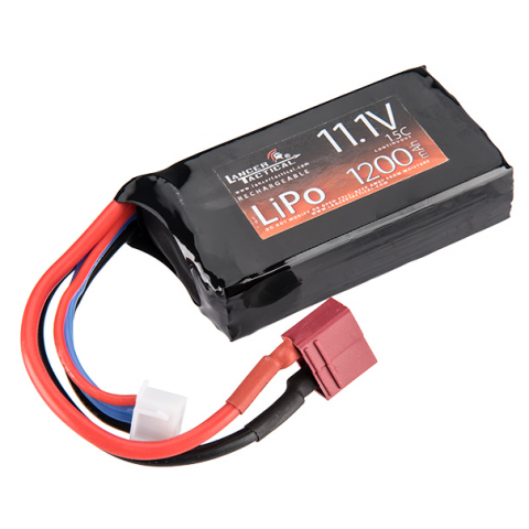 Lancer Tactical 15C 11.1v 1200mAh Mini Deans LiPo Battery