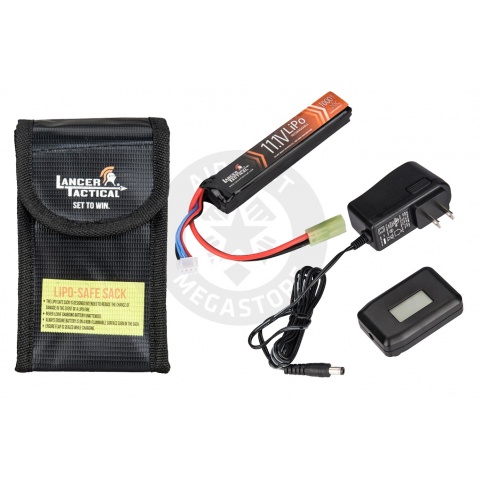 Lipo Battery 11.1V1000 Tamiya w/ LCD Lipo Charger Bundle