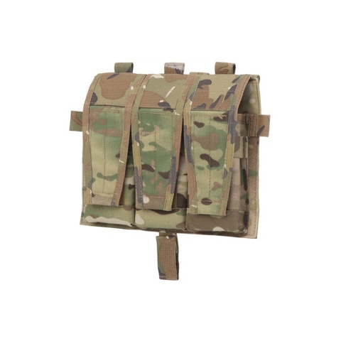 Tactical M4 Flapped Triple Magazine Pouch