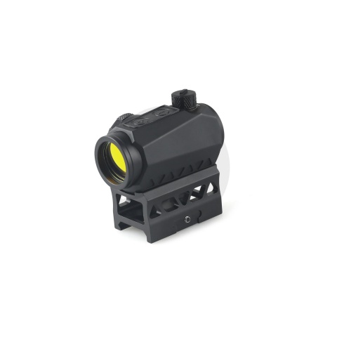 Lancer Tactical Enclosed Red Dot Sight R5B 1x Magnification Scope - (Yellow Glass/Black)