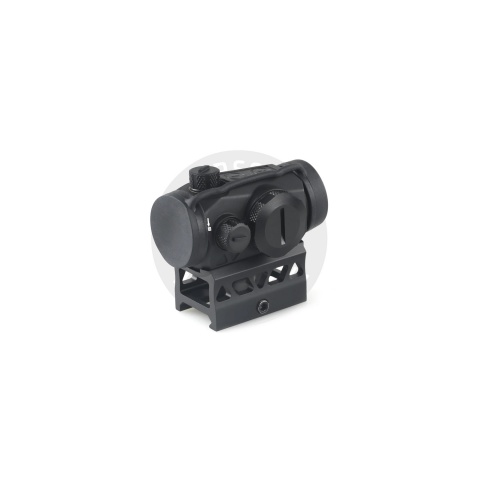 Lancer Tactical Enclosed Red Dot Sight R5B 1x Magnification Scope - (Yellow Glass/Black)