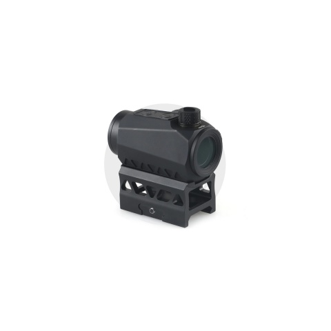 Lancer Tactical Enclosed Red Dot Sight R5B 1x Magnification Scope - (Yellow Glass/Black)