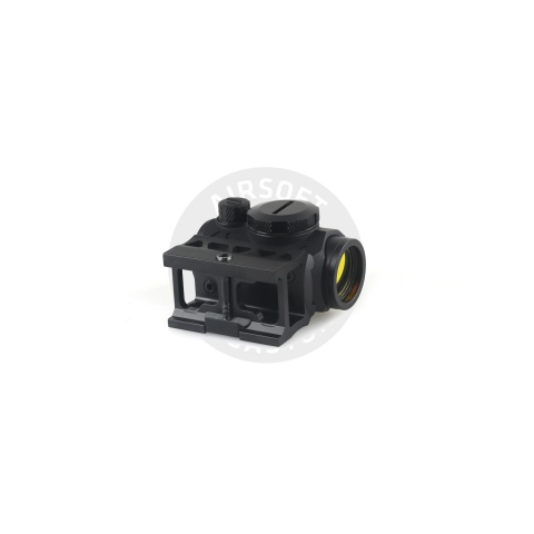 Lancer Tactical Enclosed Red Dot Sight R5B 1x Magnification Scope - (Yellow Glass/Black)