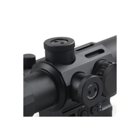 Lancer Tactical 4x32M1 Short Multi-Function Collimator Scope with Red Dot - (Black)