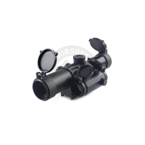 Lancer Tactical 4x32M1 Short Multi-Function Collimator Scope with Red Dot - (Black)