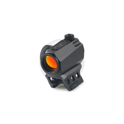 Lancer Tactical Enclosed Red Dot Sight R5A 1x Magnification Scope - (Red Glass/Black)