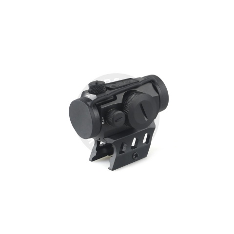 Lancer Tactical Enclosed Red Dot Sight R5A 1x Magnification Scope - (Red Glass/Black)