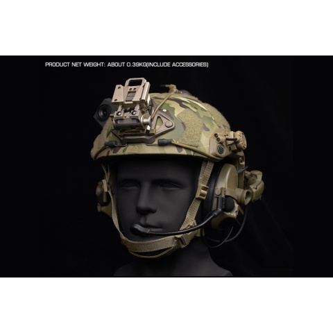 Airsoft C5 Tactical Communication Headset For Helmets