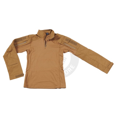 Lancer Tactical Gen4 Combat BDU Airsoft Shirt - (Tan)