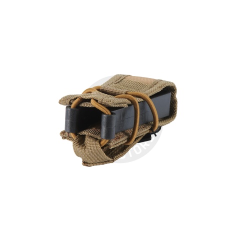 Lancer Tactical Single Molle Pistol Magazine TKO Pouch - (Camo)