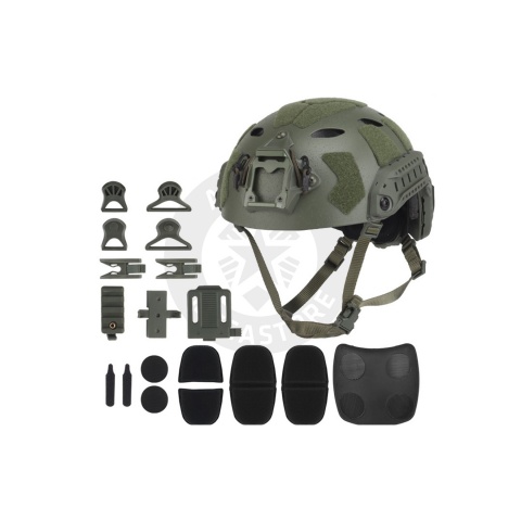 Tactical High Cut Airsoft Helmet Sandblasted Version