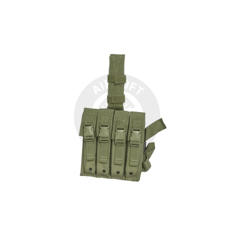 Classic Army Quad MP5 Thigh Magazine Rig - (OD Green)