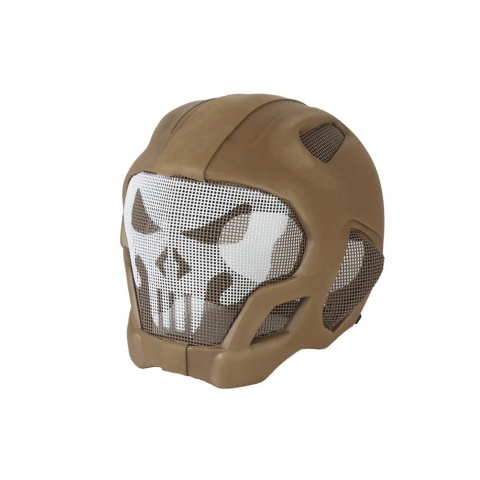 Tactical Lightweight Mesh Full Protection Face Mask & Helmet