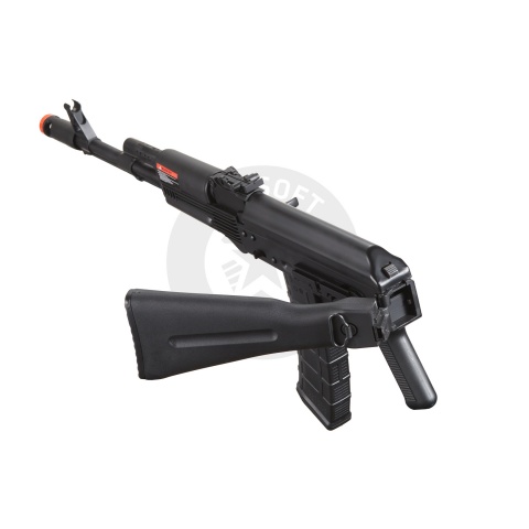 WellFire AK74 Co2 Blowback Airsoft Rifle with Folding Stock (Color: Black)