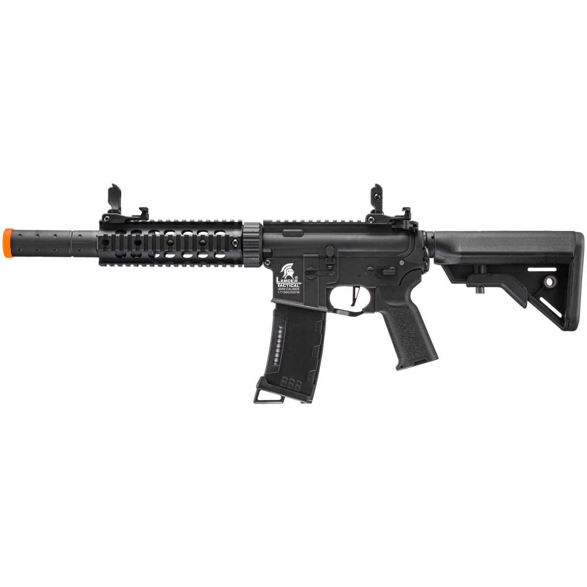 Lancer Tactical Gen 3 M4 Carbine SD AEG Airsoft Rifle (Color: Black ...