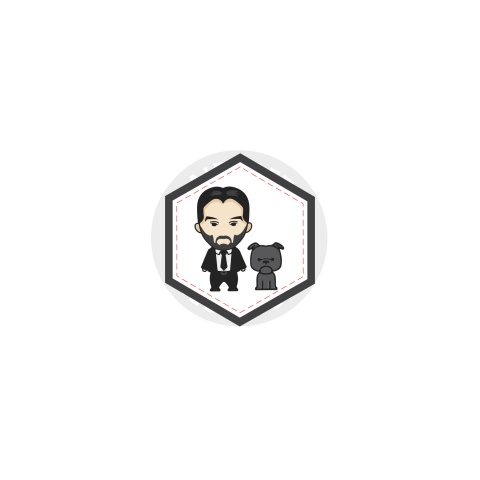 John Wick Companion PVC Patch