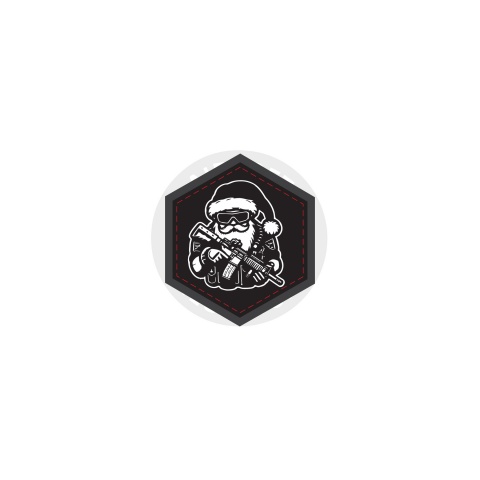 Armed Santa PVC Patch