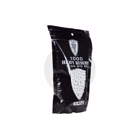 Elite Force Milsim Heavy Reserve  Biodegradable .40 gram BBs 1000 Count - (White)