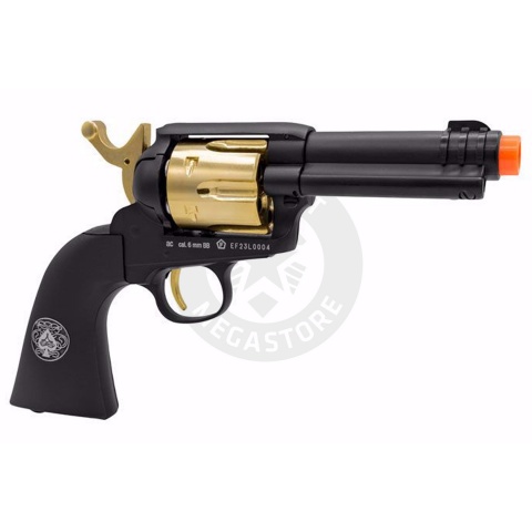 Umarex Legends Gambler High Stakes Limited Edition CO2 Powered Airsoft Single Action Revolver - (Black/Gold)