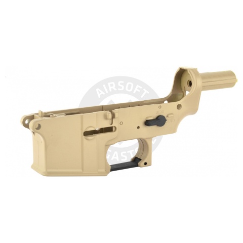 Golden Eagle M-147 Polymer M4 / M16 Airsoft Lower Receiver - (Tan)