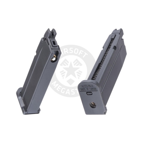 Kizuna Works 22 Round Magazine for KW-15K Gas Blowback Airsoft Pistols - (Black)