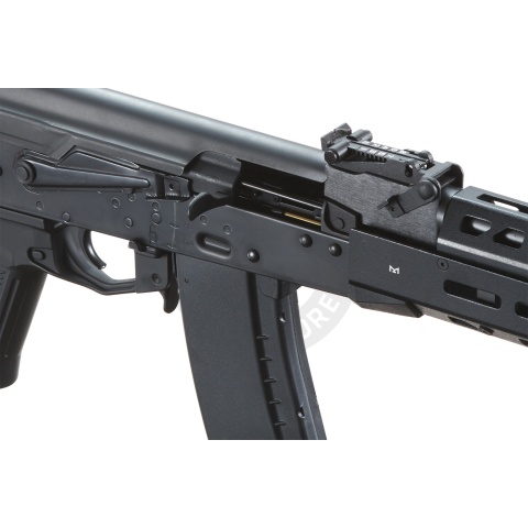 LCT Airsoft AK104 Steel AEG Airsoft Rifle w/ ASTER V2 SE Expert & Fixed Stock - (Black)