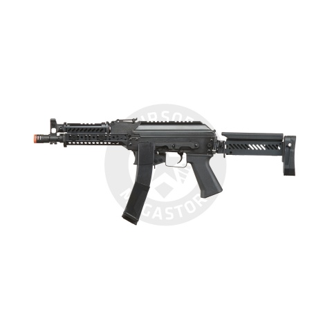 LCT ZK Series AK Airsoft AEG Rifle w/ Side-Folding Z Series Stock and Handguard - (Black)
