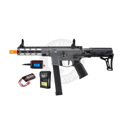 Lancer Tactical LT-35-G2 Bundle with Battery and Charger (Color: Gray)
