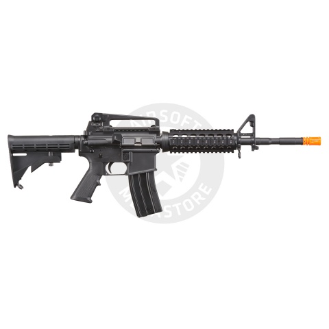 Lancer Tactical Airsoft M4A1 RIS Gas Rifle Blowback - (Black)