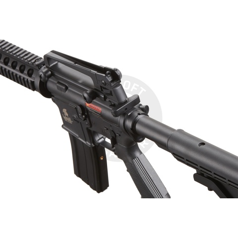 Lancer Tactical Airsoft M4A1 RIS Gas Rifle Blowback - (Black)