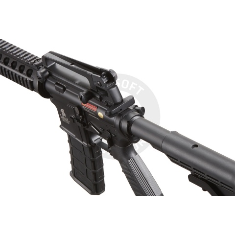 Lancer Tactical Airsoft M4A1 RIS Gas Rifle Blowback - (Black)