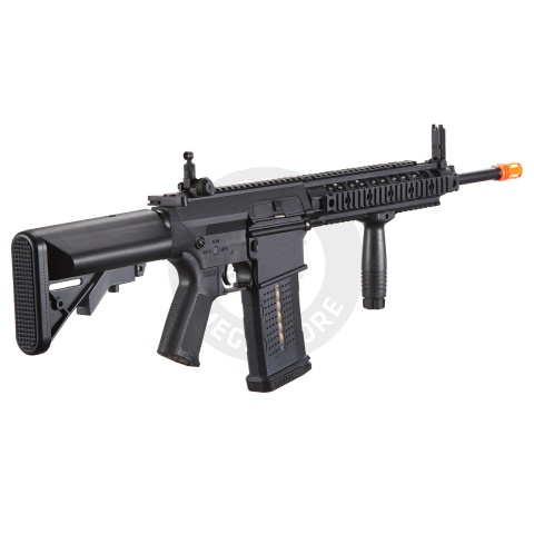 Lancer Tactical Battleaxe AEG Airsoft Rifle w/ SOPMOD Stock & Quad Picatinny Handguard - (Black)