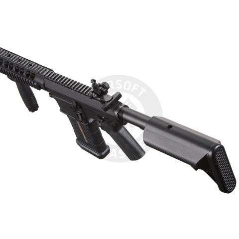 Lancer Tactical Battleaxe AEG Airsoft Rifle w/ SOPMOD Stock & Quad Picatinny Handguard - (Black)