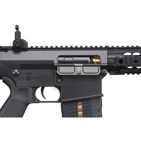 Lancer Tactical Battleaxe AEG Airsoft Rifle w/ SOPMOD Stock & Quad Picatinny Handguard - (Black)