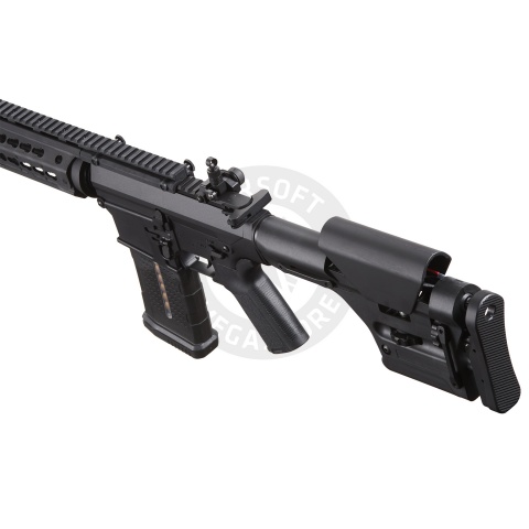 Lancer Tactical Battleaxe AEG Airsoft Rifle w/ PRS Precision Stock & Keymod Handguard - (Black)