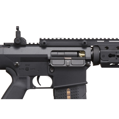 Lancer Tactical Battleaxe AEG Airsoft Rifle w/ PRS Precision Stock & Keymod Handguard - (Black)