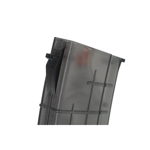 PTS Syndicate TPM-AK 155rd Magazine for AEG AK - (Translucent Black)