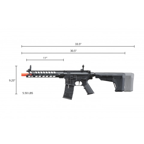 ICS Lightway Peleador Sportline Airsoft M4 AEG Rifle (Color: Black)