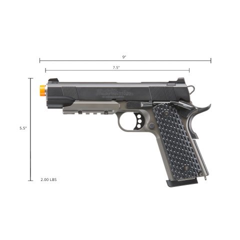 Tokyo Marui Night Warrior 1911 Hi-Kick Gas Blowback Airsoft Pistol (Color: Black & Gray)