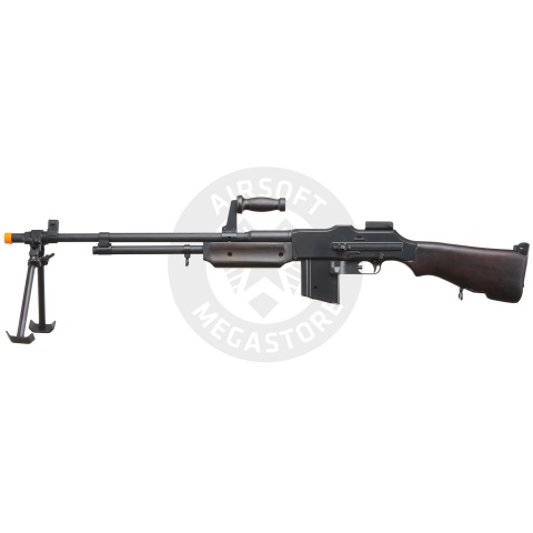 S&T BAR M1918 A2 Full Size Full Metal Airsoft AEG Rifle w/ Steel Bipod - (Wood)