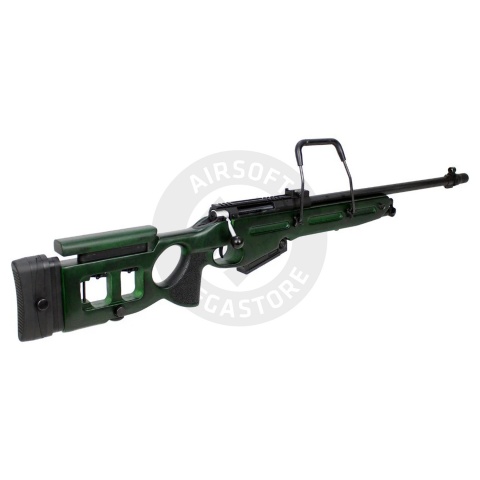 S&T SV-98 Spring Power Airsoft Rifle - (Real Wood/Green)