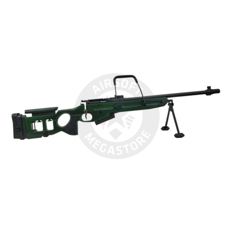 S&T SV-98 Spring Power Airsoft Rifle - (Real Wood/Green)