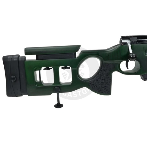 S&T SV-98 Spring Power Airsoft Rifle - (Real Wood/Green)