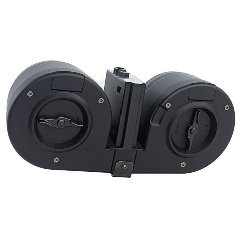 Tokyo Marui 1200 Round M4 AEG Twin Drum Magazine - (Black)