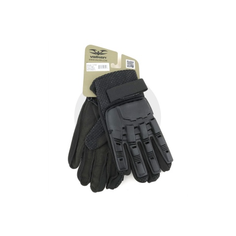 Valken V-Tac Full Finger Armored Airsoft Gloves - (Black)